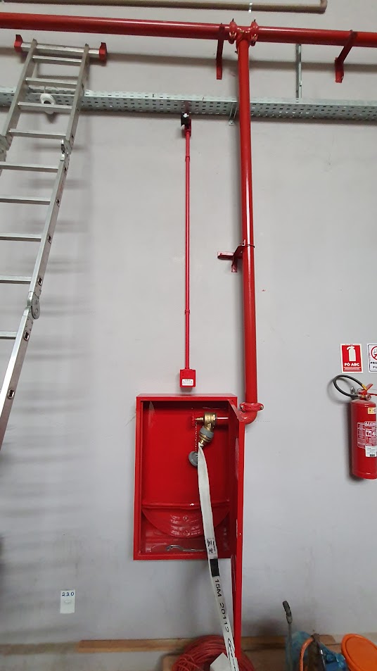 Serviço executado - Sistemas de Hidrantes e Combate a Incêndio